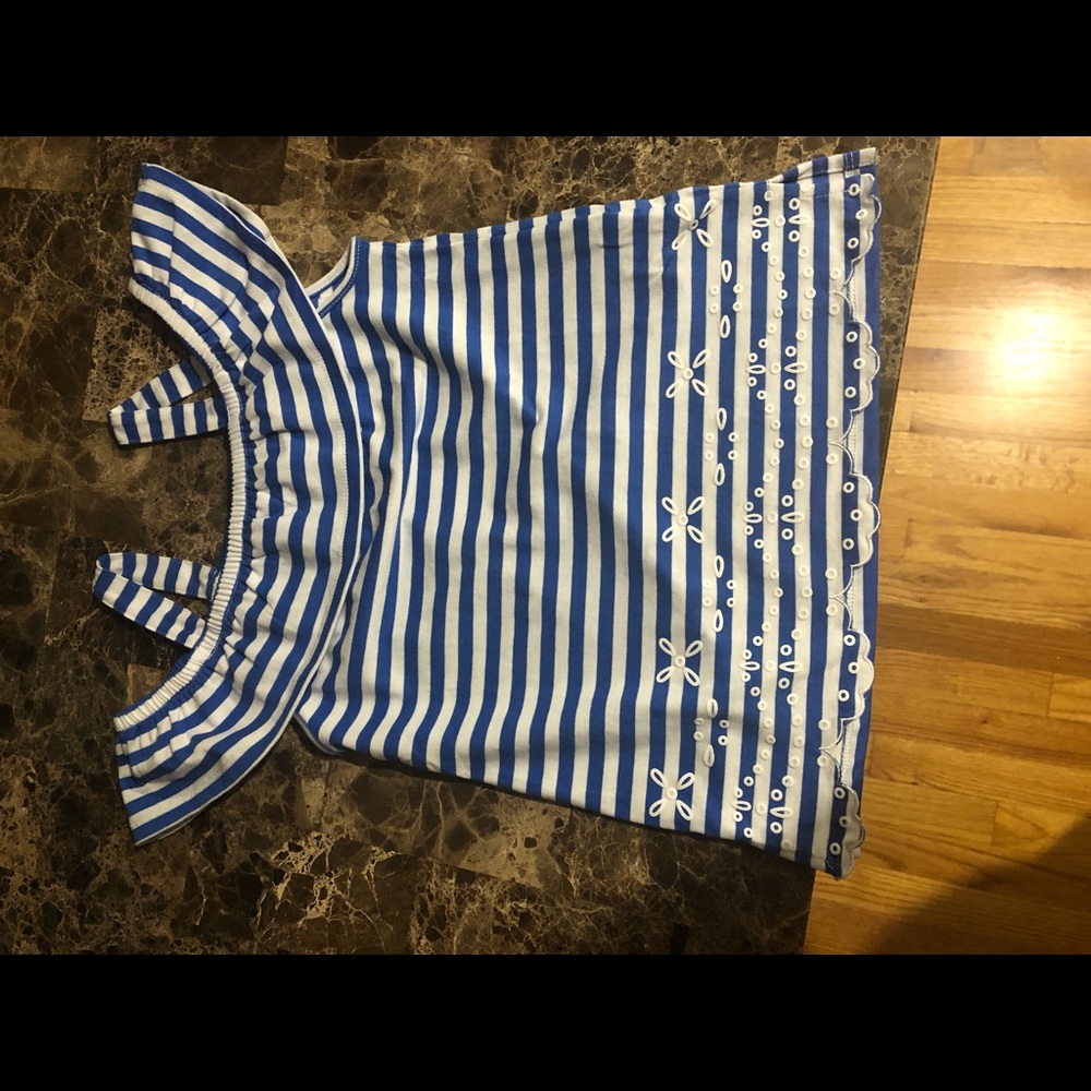 Nautica  off the shoulder spaghetti straps shirt